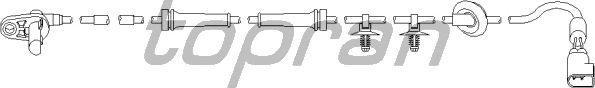 Датчик обертання колеса TOPRAN 303 951