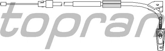 Трос ручника TOPRAN 407 781
