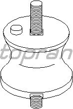 Подушки КПП TOPRAN 500 283