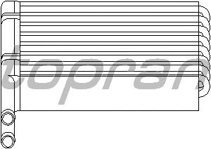 Радиатор отопителя TOPRAN 302 111
