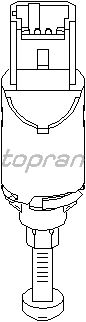 Выключатель фонаря сигнала торможения TOPRAN 721 900