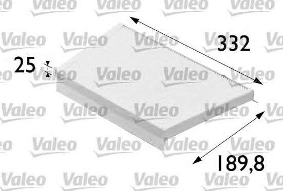 Фильтр салона VALEO 698700