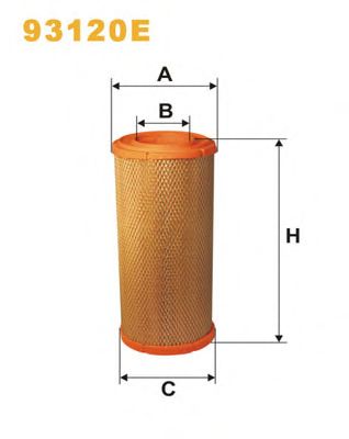 Воздушный фильтр WIX FILTERS 93120E