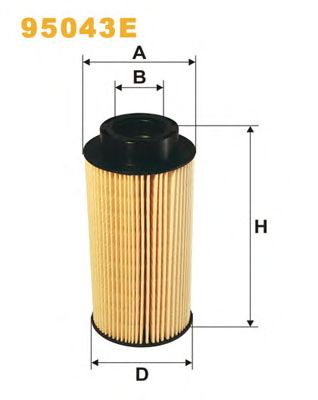 Топливный фильтр WIX FILTERS 95043E