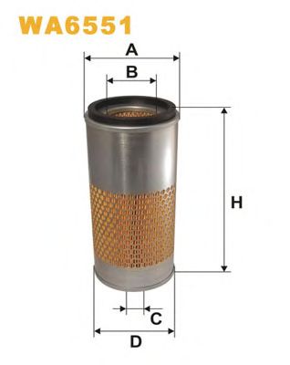 Воздушный фильтр WIX FILTERS WA6551
