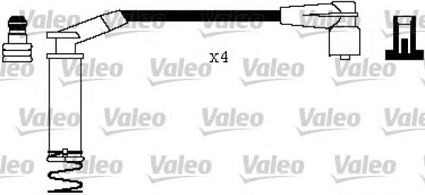 Комплект высоковольтных проводов VALEO 346405