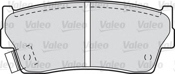 Тормозные колодки VALEO 598023