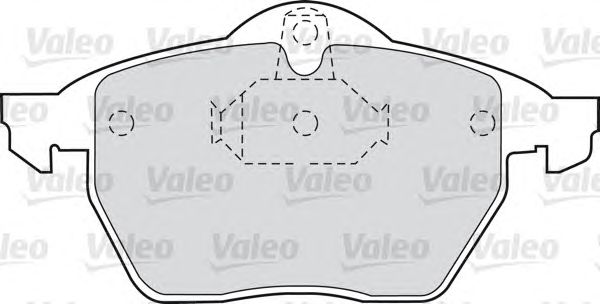 Тормозные колодки VALEO 598454