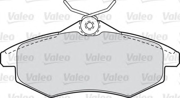 Гальмівні колодки VALEO 598500