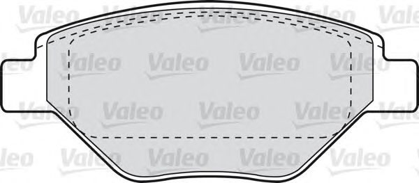 Тормозные колодки VALEO 598557