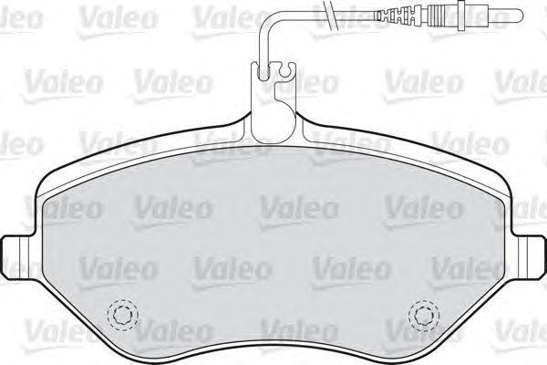 Гальмівні колодки VALEO 598663