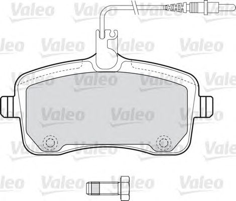 Тормозные колодки VALEO 598662