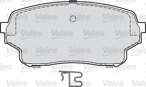 Тормозные колодки VALEO 598878
