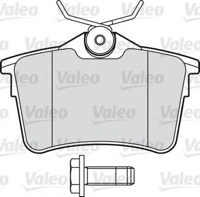 Тормозные колодки VALEO 601042