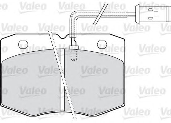 Тормозные колодки VALEO 598598