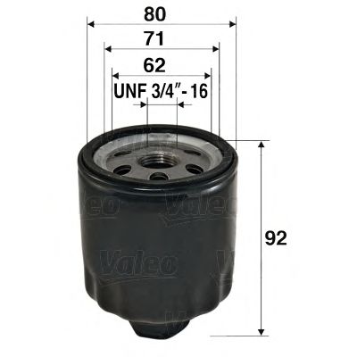 Масляный фильтр VALEO 586009