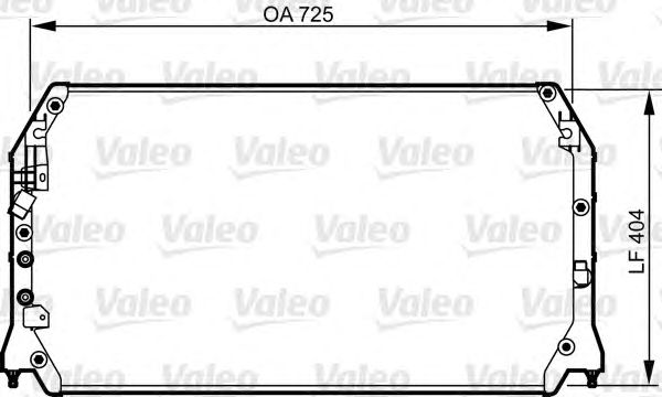 Радіатор кондиціонера VALEO 814283
