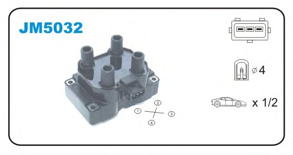 Катушка зажигания JANMOR JM5032