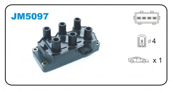 Катушка зажигания JANMOR JM5097