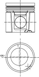 Поршень KOLBENSCHMIDT 40278600