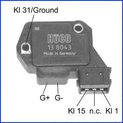 Коммутатор зажигания HUCO 138043