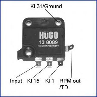 Коммутатор зажигания HUCO 138089