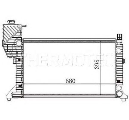 Радиатор, охлаждение двигателя THERMOTEC D7M004TT