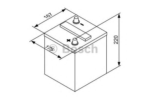 Стартерная аккумуляторная батарея BOSCH 0 092 T30 600 T3