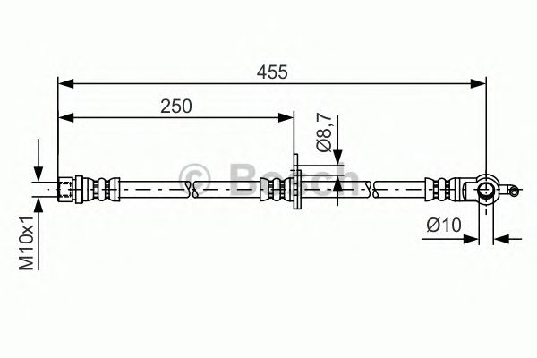 Тормозной шланг BOSCH 1 987 481 389