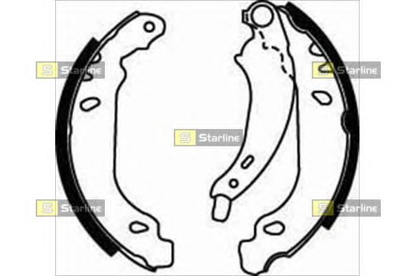 Тормозные колодки STARLINE BC 07430