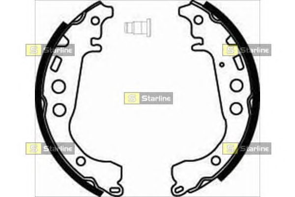Тормозные колодки STARLINE BC 07860