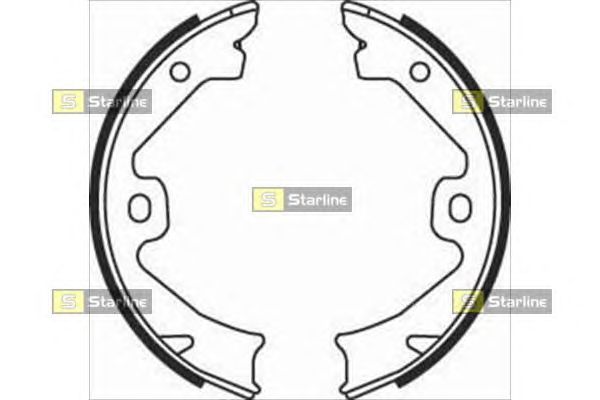 Тормозные колодки ручника STARLINE BC 08140