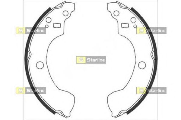 Тормозные колодки STARLINE BC 08870
