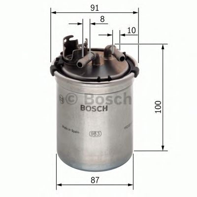 Топливный фильтр BOSCH F 026 402 056