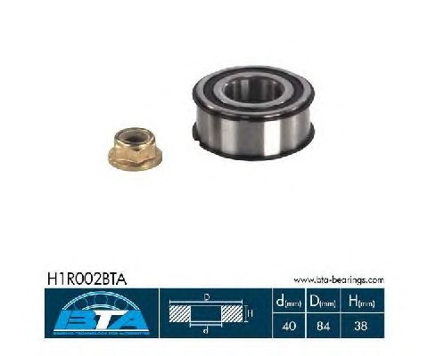 Ступичный подшипник BTA H1R002BTA