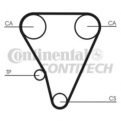 Ремень ГРМ CONTITECH CT555
