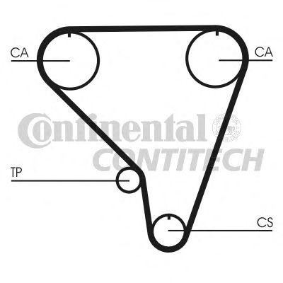 Ремень ГРМ CONTITECH CT789