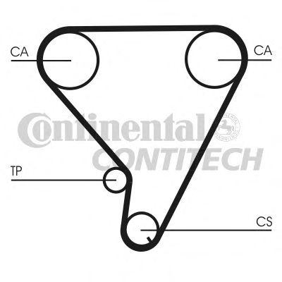 Ремінь ГРМ CONTITECH CT1033