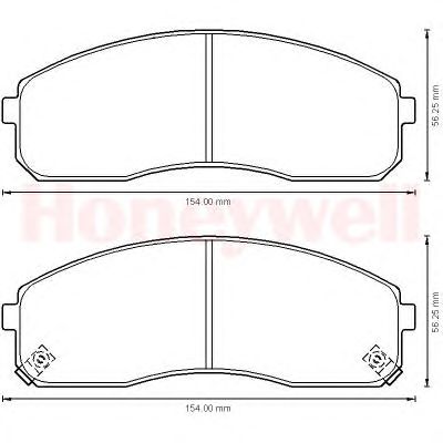 Тормозные колодки JURID 572532J