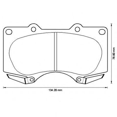 Тормозные колодки JURID 572515J