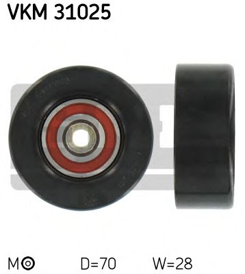 Натяжной ролик поликлинового ремня SKF VKM 31025