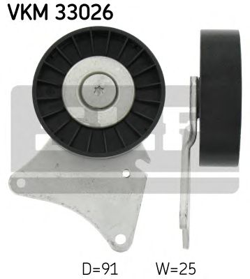 Направляющий / паразитный ролик  поликлинового ремня SKF VKM 33026