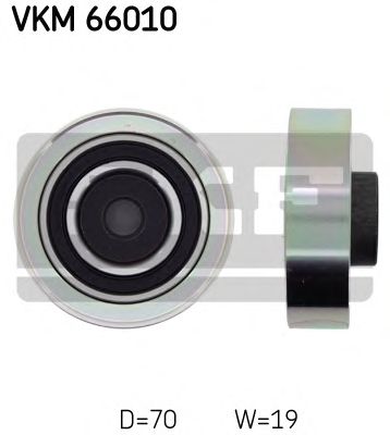 Направляющий / паразитный ролик  поликлинового ремня SKF VKM 66010