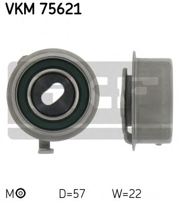 Натяжной ролик ремня ГРМ SKF VKM 75621