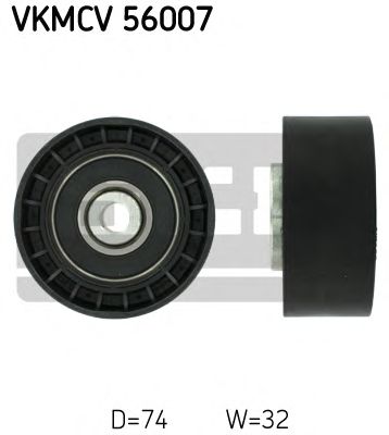 Направляючий / паразитний ролик поліклинового ременя SKF VKMCV 56007
