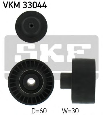 Направляющий / паразитный ролик  поликлинового ремня SKF VKM 33044