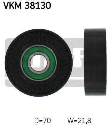 Направляющий / паразитный ролик  поликлинового ремня SKF VKM 38130