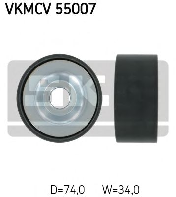 Натяжной ролик поликлинового ремня SKF VKMCV 55007