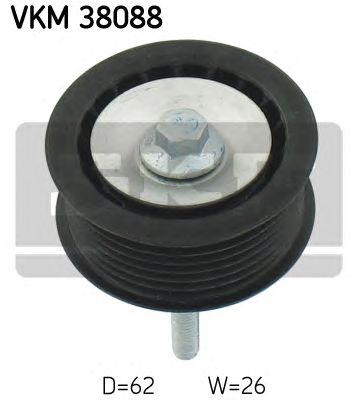 Направляющий / паразитный ролик поликлинового ремня SKF VKM 38088