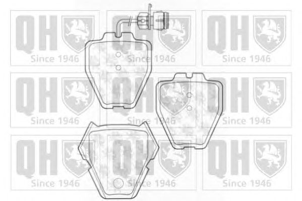 Тормозные колодки QUINTON HAZELL BP1268